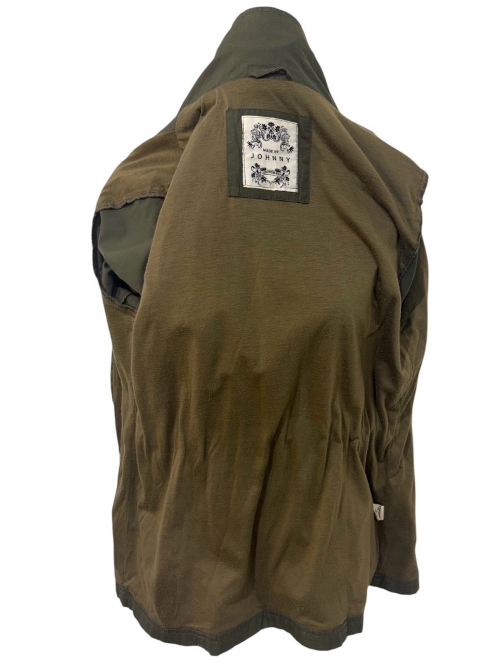 Made by Johnny WJC643 Olive Green Military Safari Anorak Jacket M - Picture 7 of 10